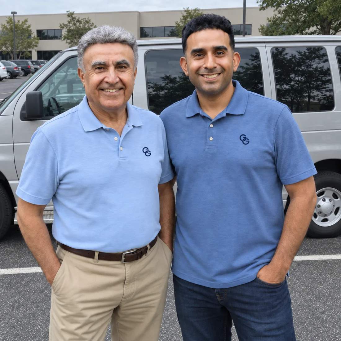 John Gonzalez and his father Cesar, the two G's of G&G Cleaning Service